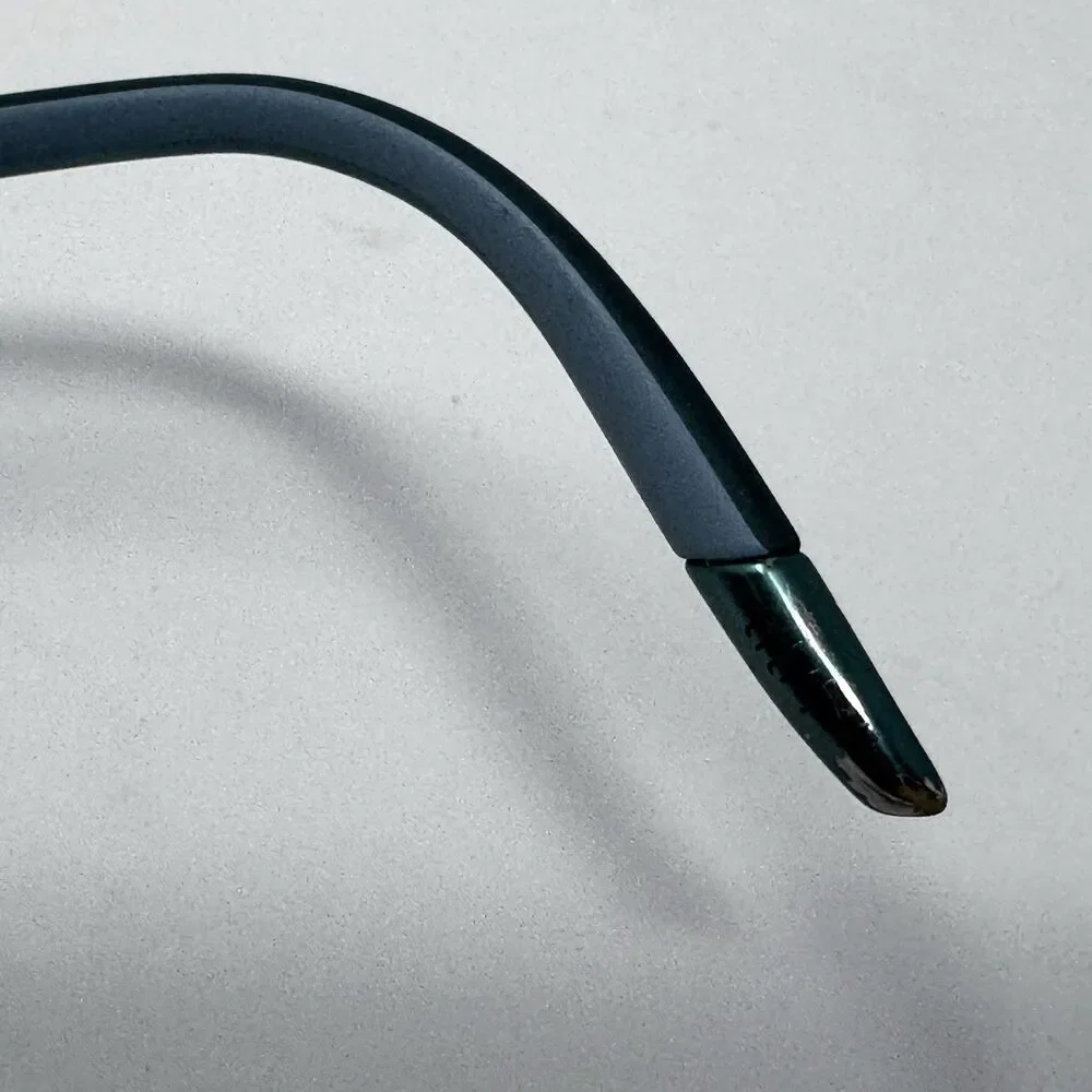 Silhouette 5379 40 6056 Teal Rimless Eyeglass Frames 17-135 Made in Austria